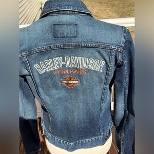 Women’s Harley Davidson denim jacket Size S